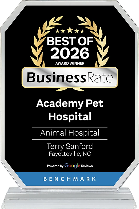 Best of 2026 BusinessRate Award Winner - Academy Pet Hospital